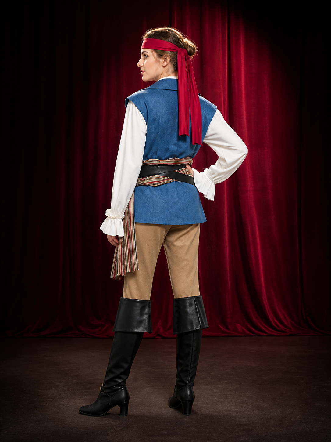 Classic Pirate Carnival Costume for Halloween