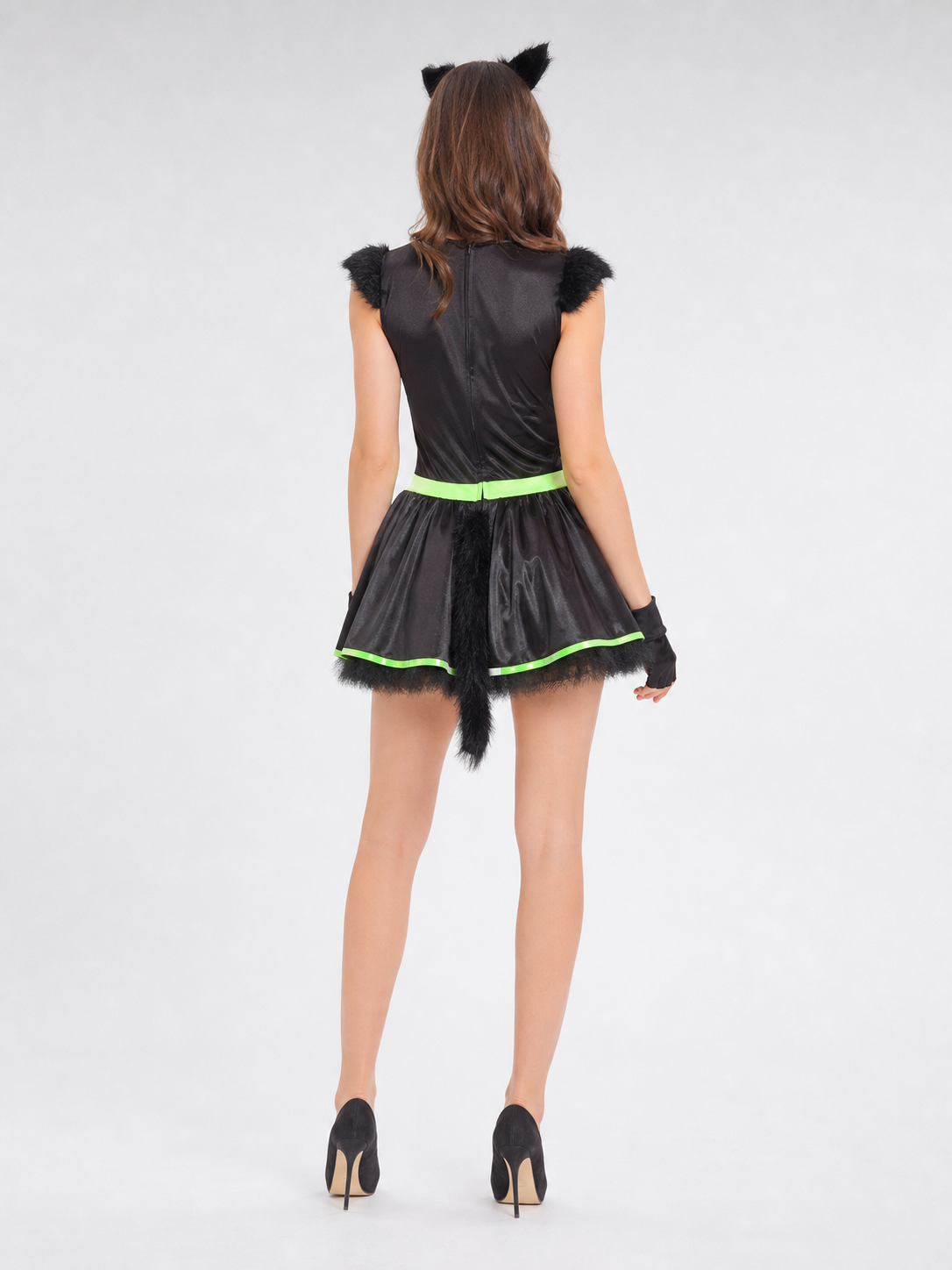 Cat Cosplay Costume with Ears and Tail