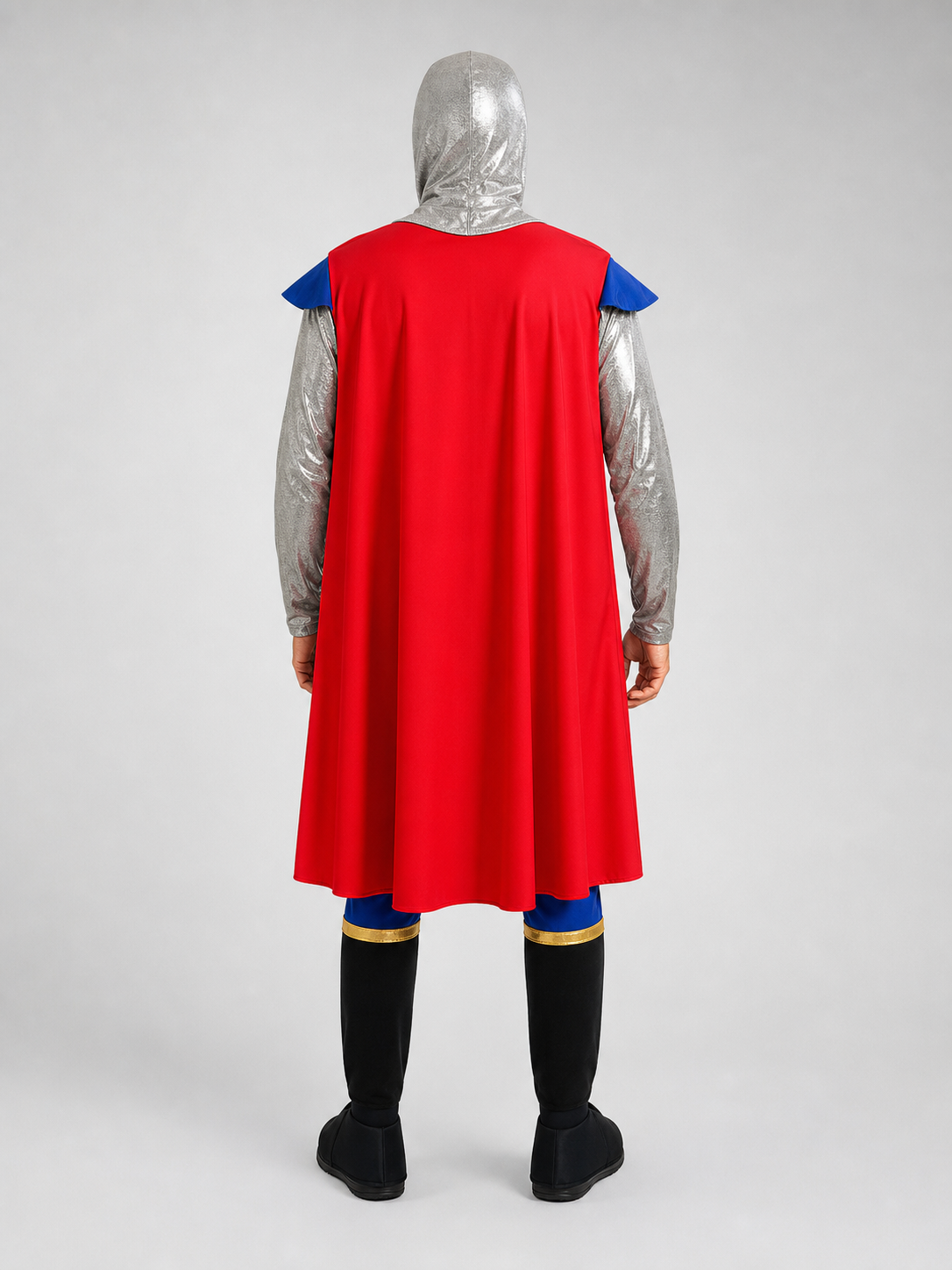 Crusader Cosplay Costume with Hood and Cloak