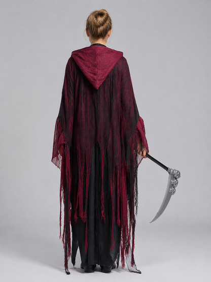 Hooded Costume with Decorative Scythe