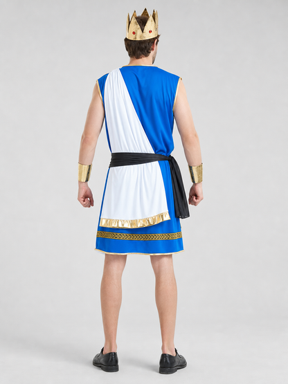 Adult Zeus Costume with Cape and Accessories