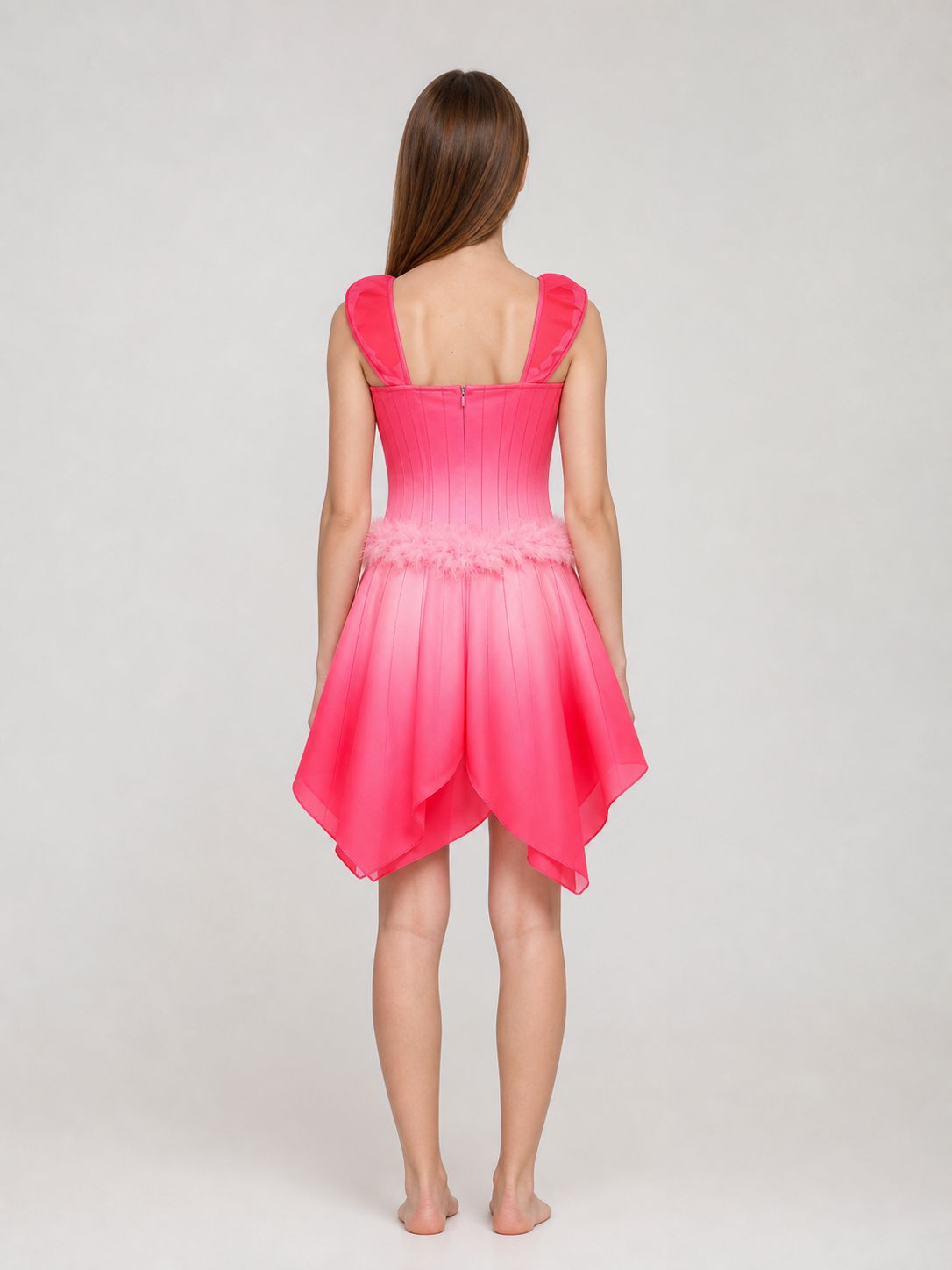 Pink “Flower Fairy” Cosplay Dress