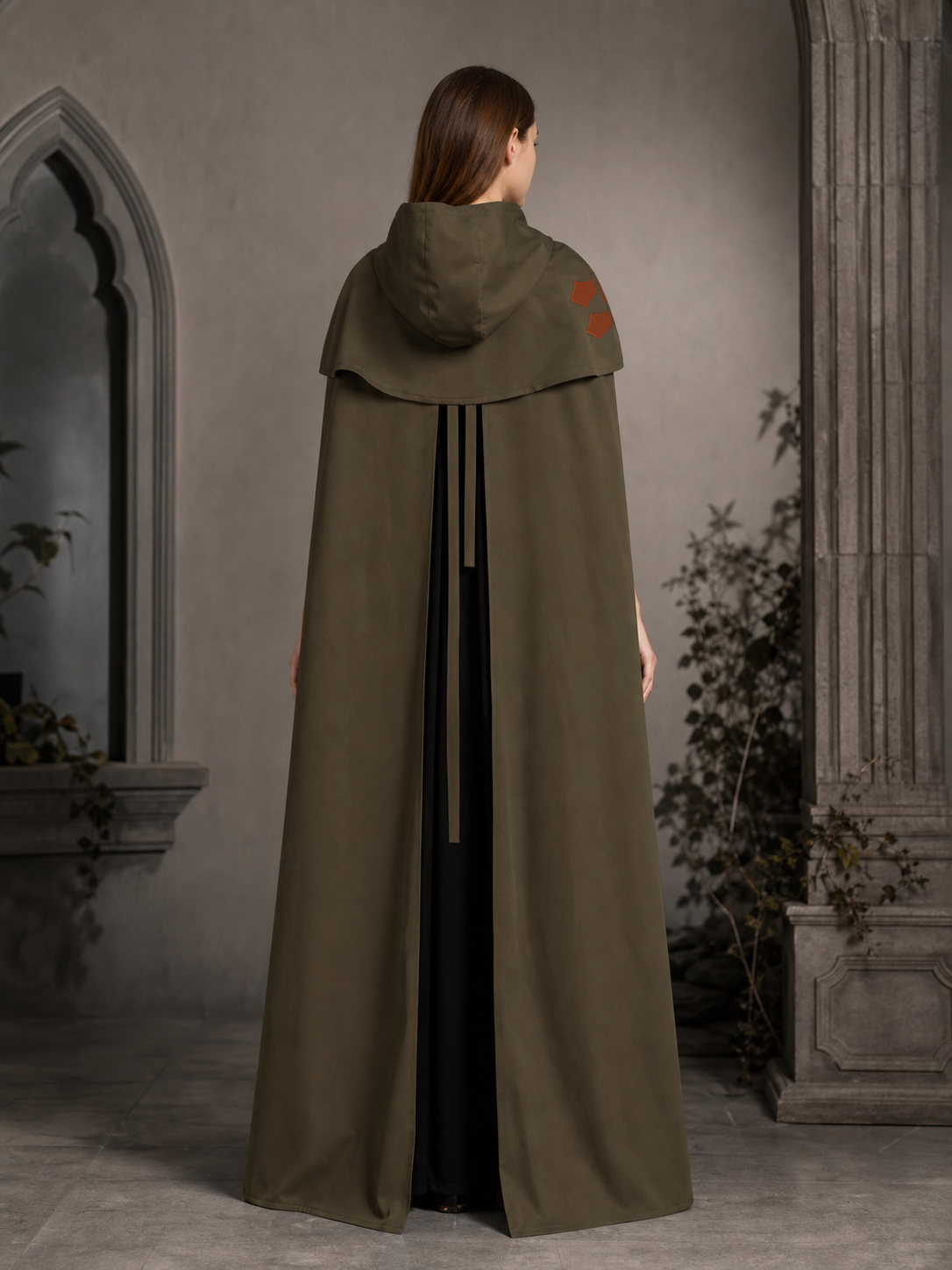 Medieval Hooded Elf Cloak for Cosplay