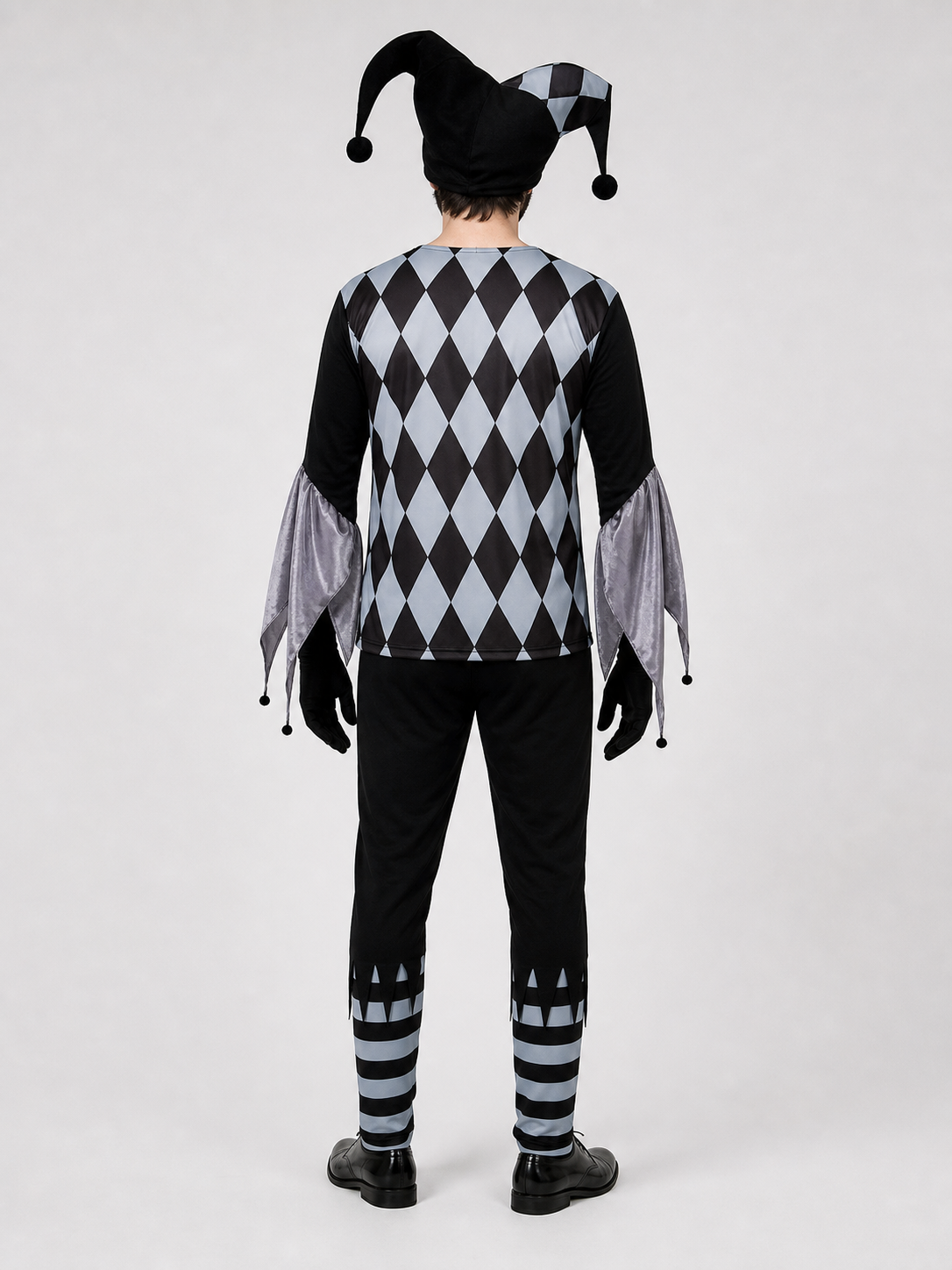 Jester-Style Clown Cosplay Costume for Halloween