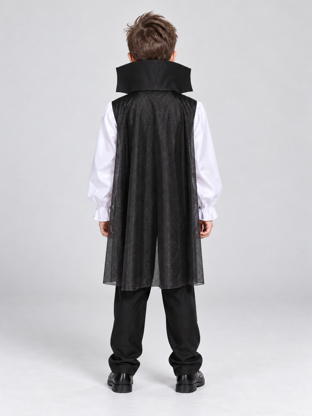 Children's Vampire Costume with Cape back view
