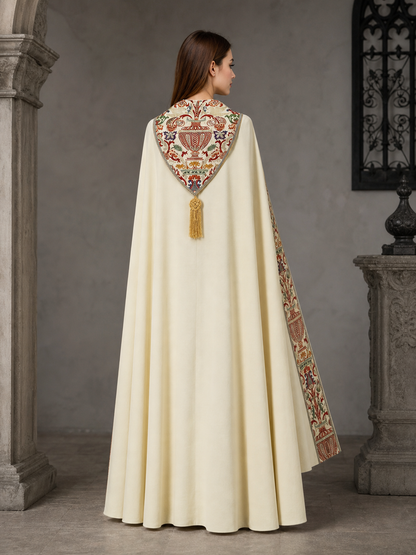 Medieval Fringed Cape for Cosplay