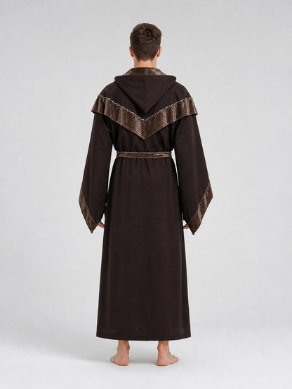 Hooded cosplay costume, medieval style