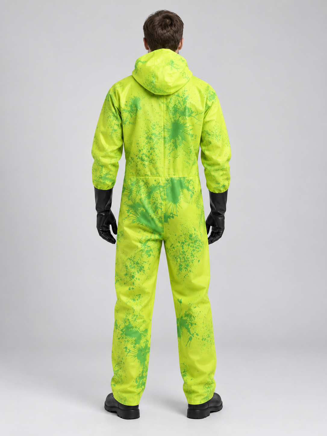 Halloween Costume Green Jumpsuit with Mask