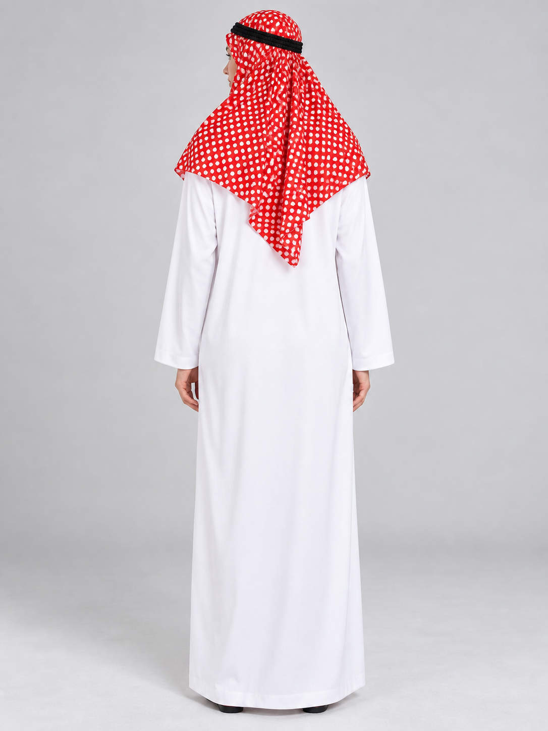 Arabic-Style Carnival Costume with Headscarf and Beard