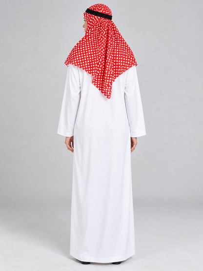 Arabic-Style Carnival Costume with Headscarf and Beard