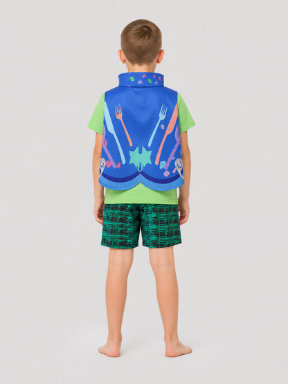 Cosplay Costume “Earth Agent Elio,” 3 Pieces back view