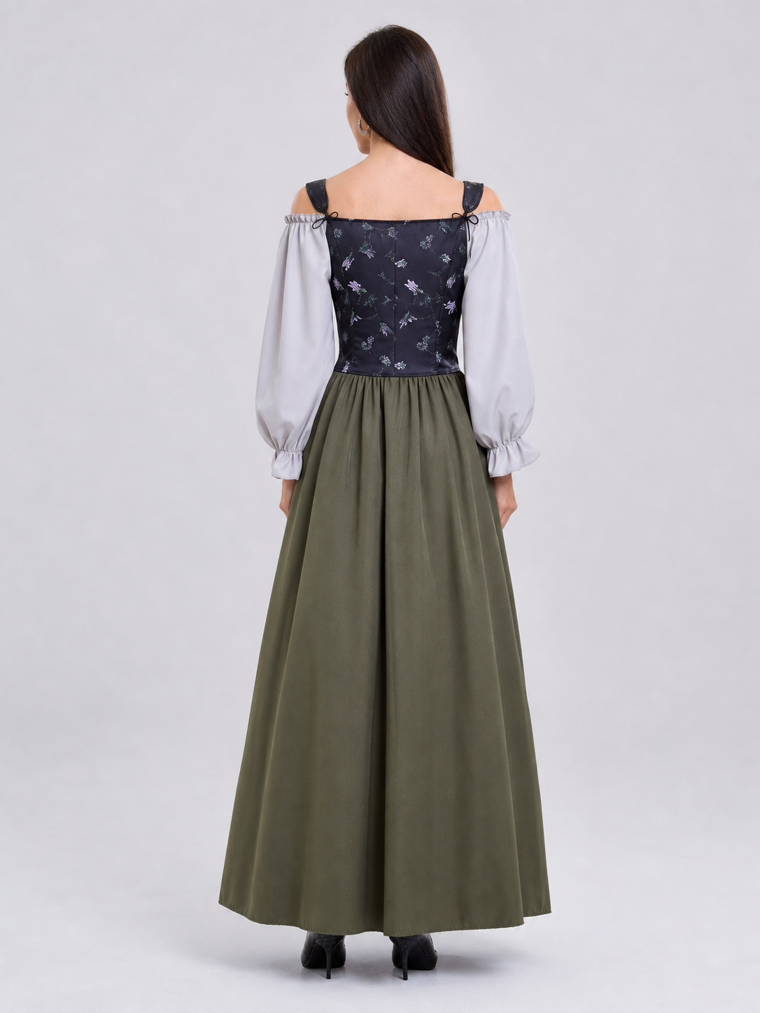Historical Costume Dress with Corset Top
