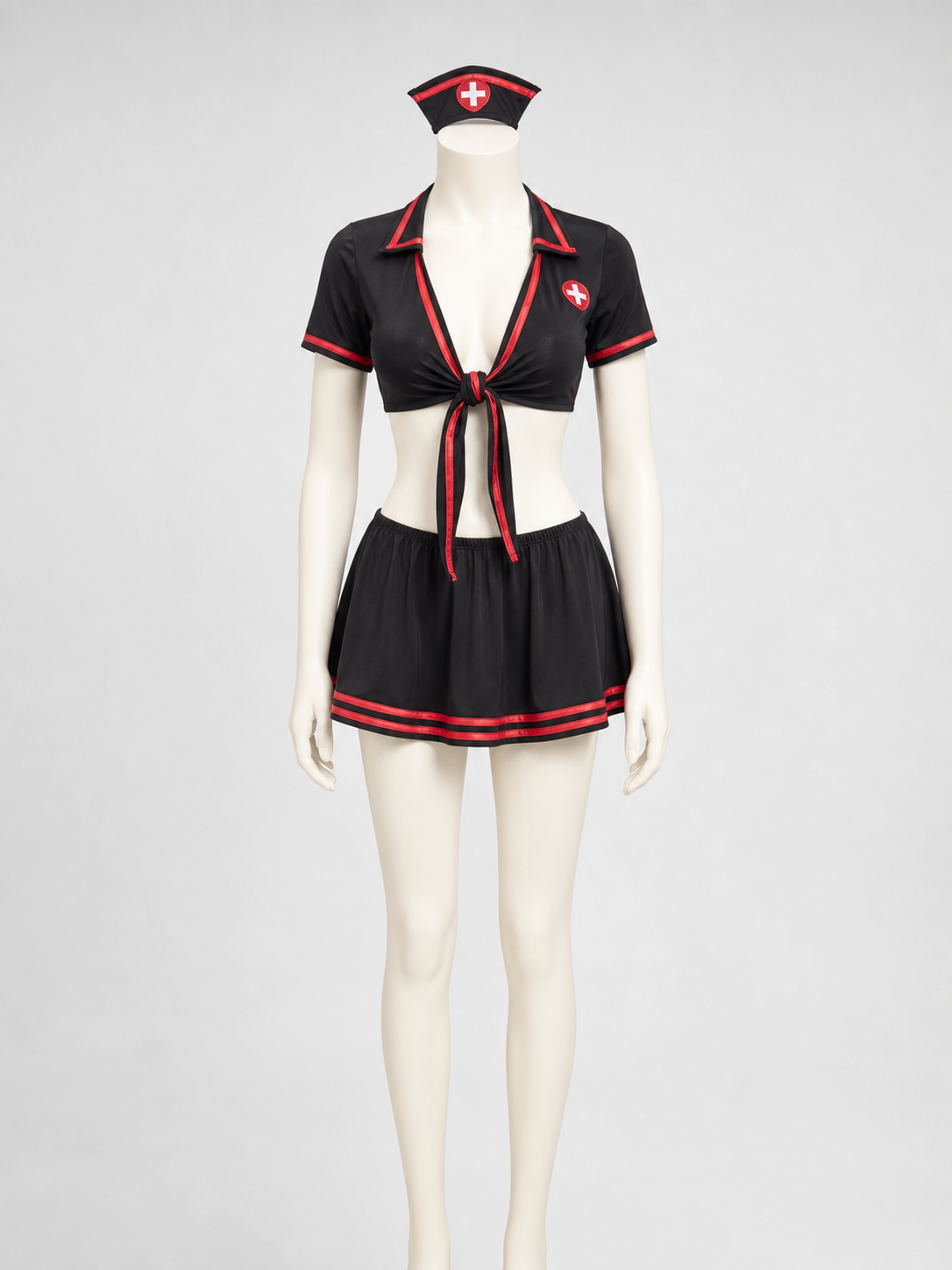 Two-Piece Cosplay Costume with Cap