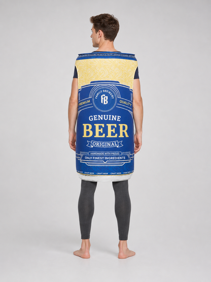Beer Can Costume for Halloween and Parties