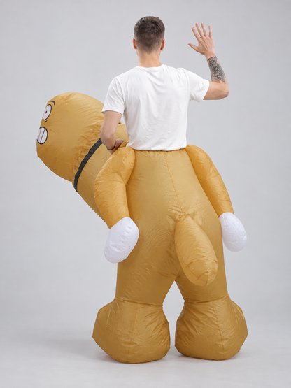 Inflatable Big Bird Costume for Carnival, White