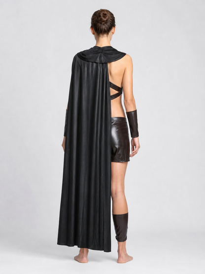 Masquerade Costume of an Ancient Hero with Cape