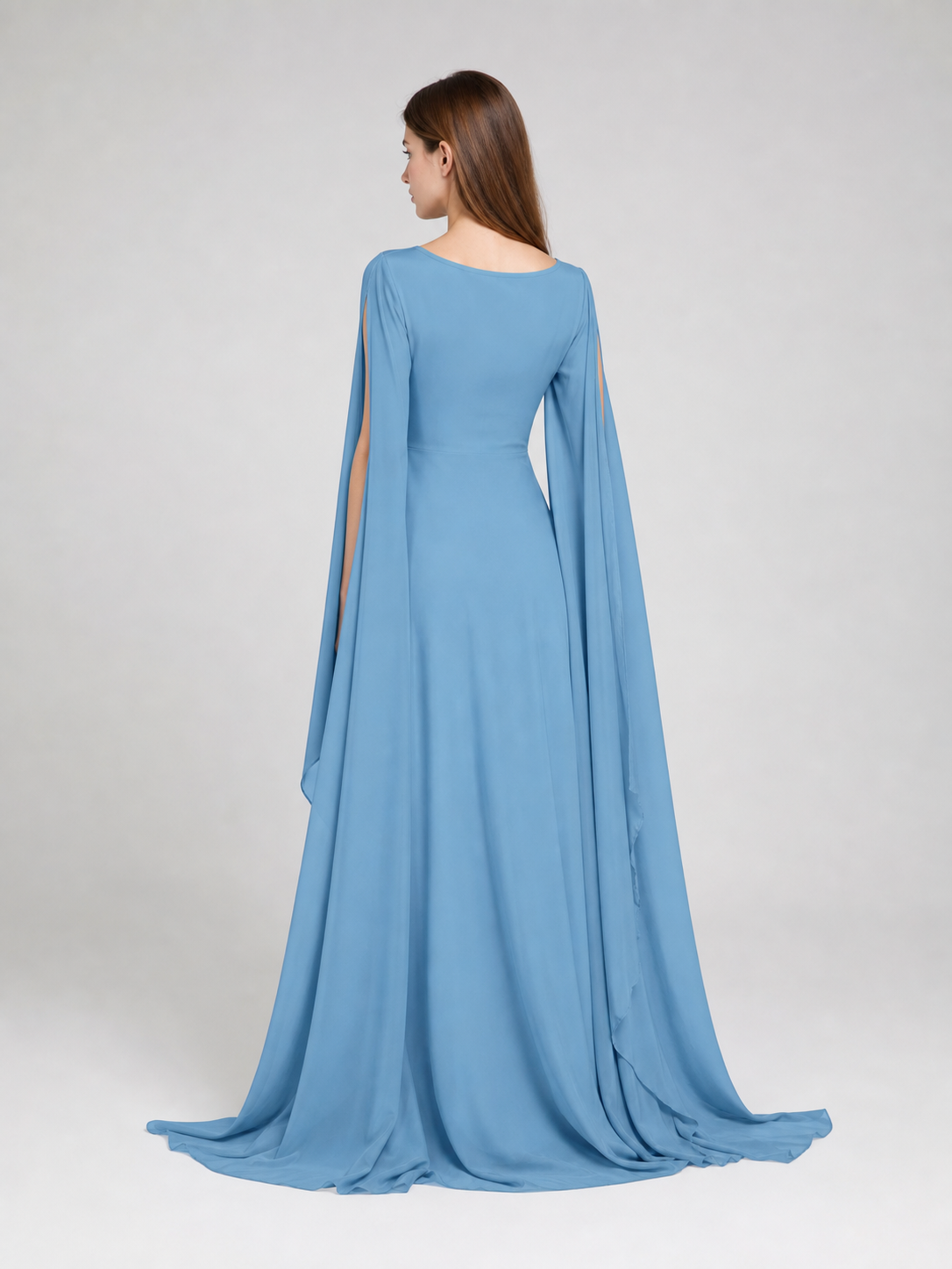Long Light Blue Dress for Cosplay