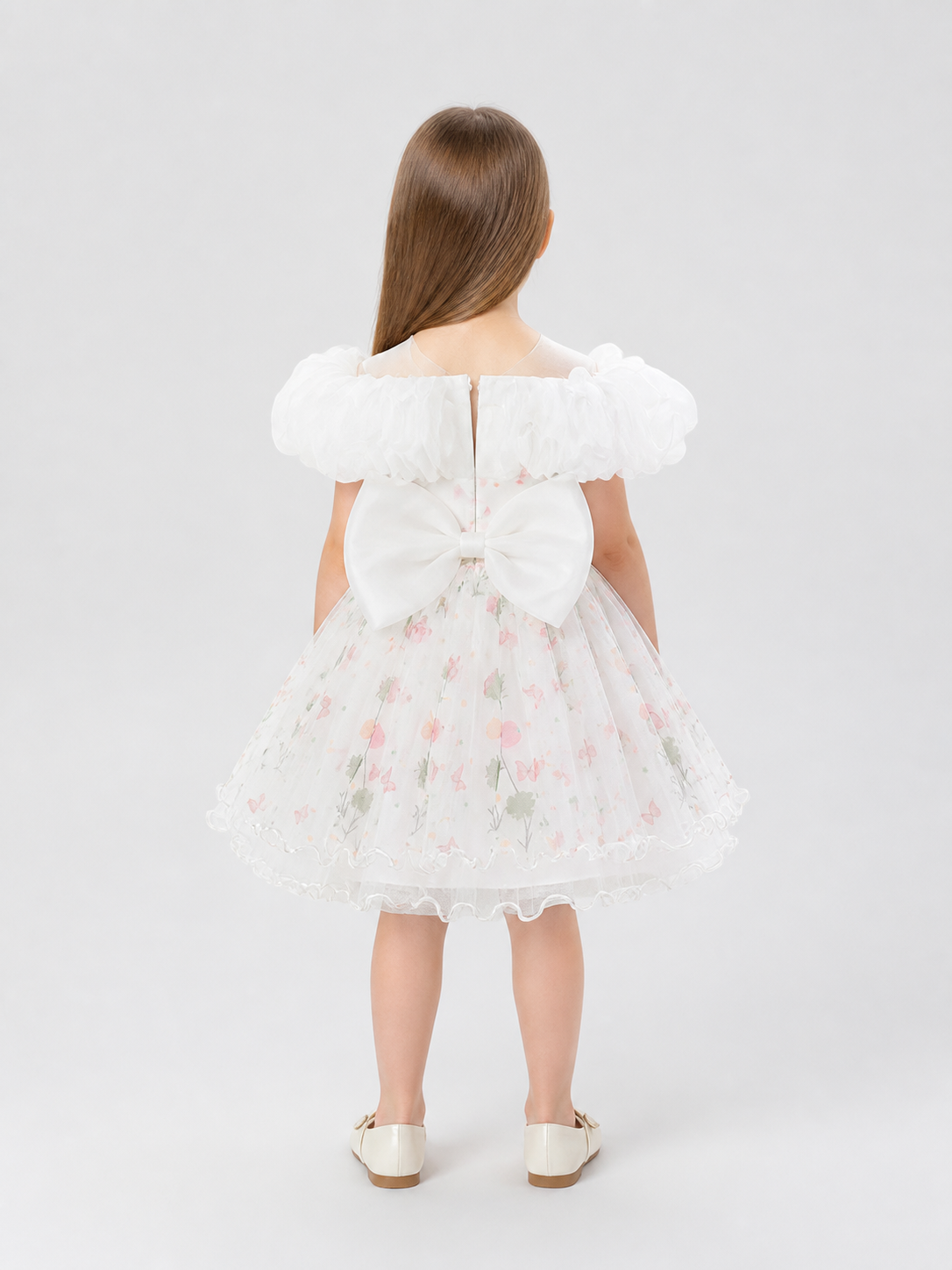 Princess Dress with Full Skirt for Flower Girls