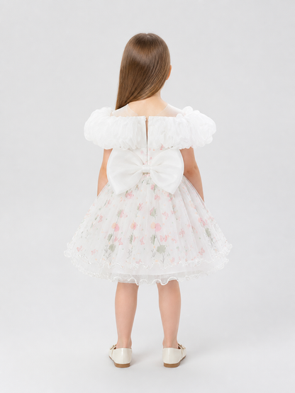 Princess Dress with Full Skirt for Flower Girls