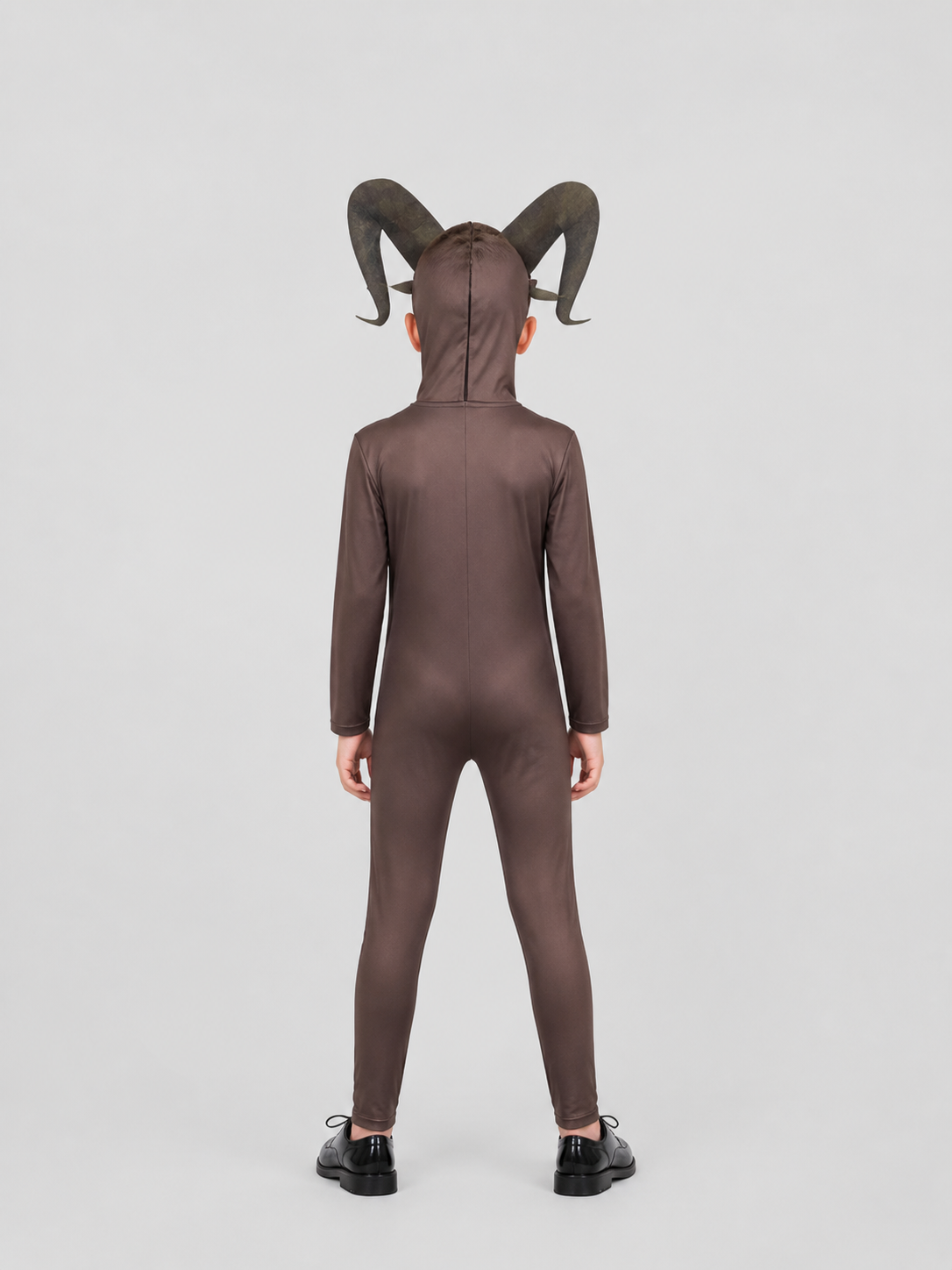 Carnival Jumpsuit "Goat Monster" with Hood back view