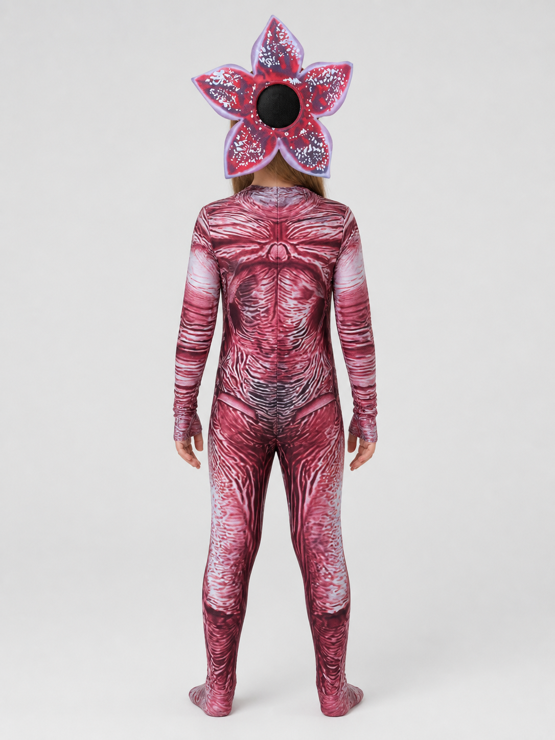 Carnivorous Flower Costume for Cosplay, Jumpsuit back view