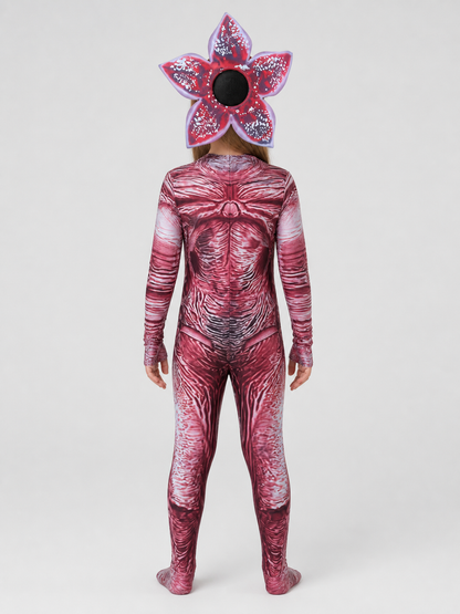 Carnivorous Flower Costume for Cosplay, Jumpsuit back view