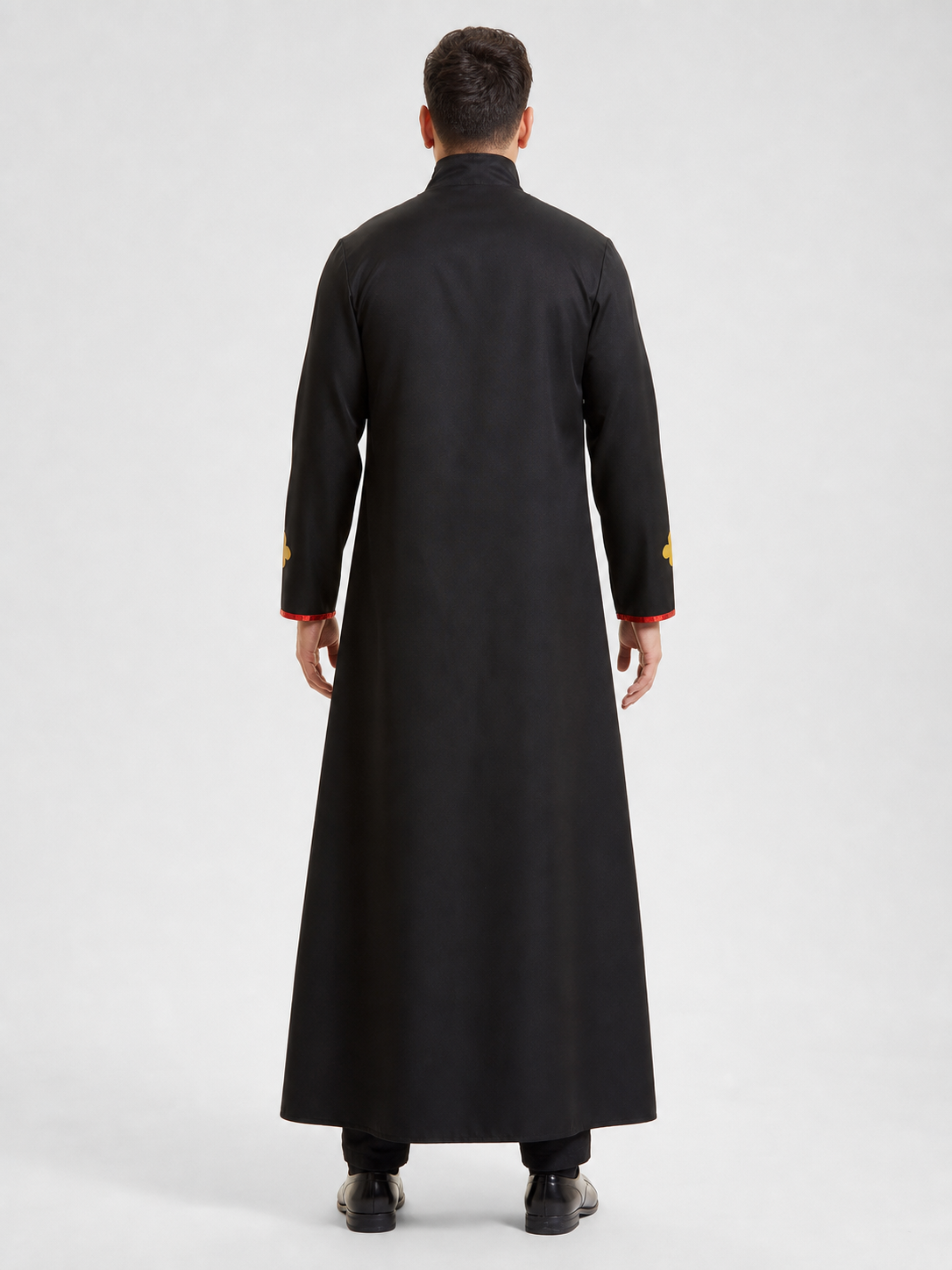 Halloween Clergy Costume, Black Robe