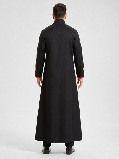 Halloween Clergy Costume, Black Robe