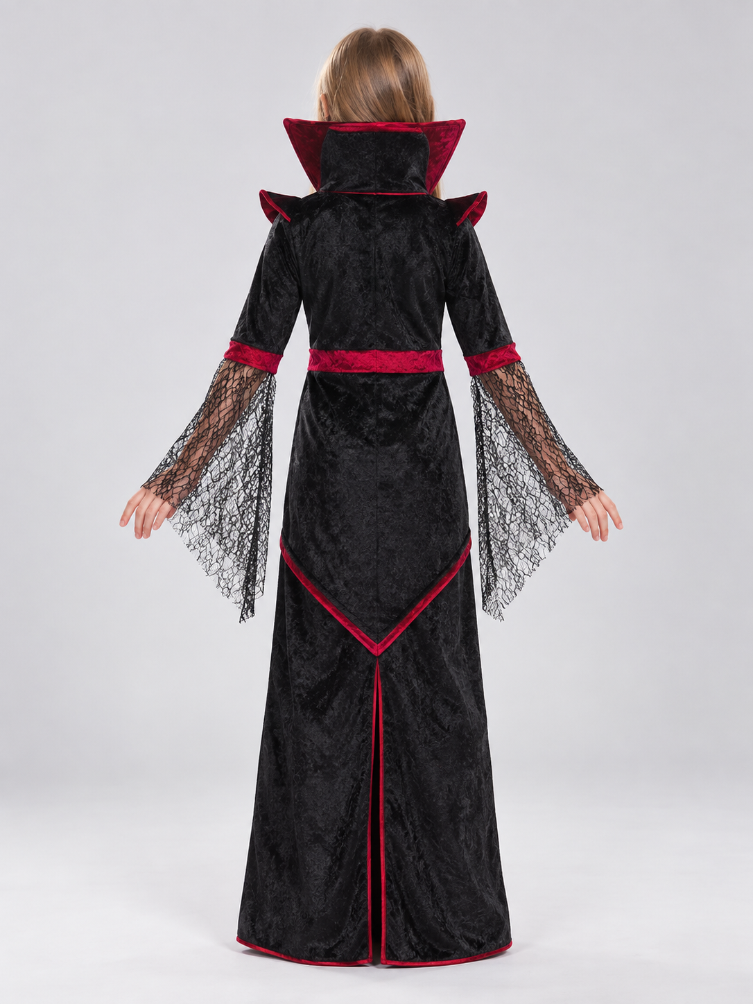Gothic-Style Vampire Costume back view