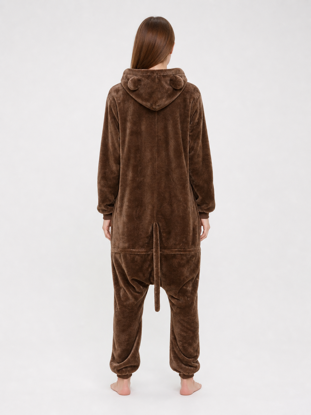 Monkey Hooded Costume Jumpsuit