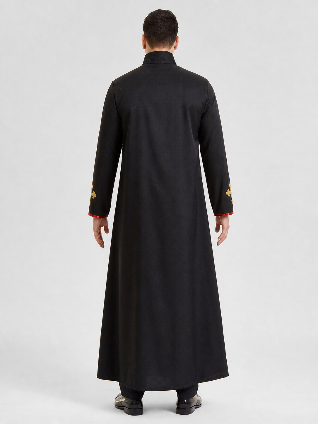 Religious Robe with Crosses and Red Trim