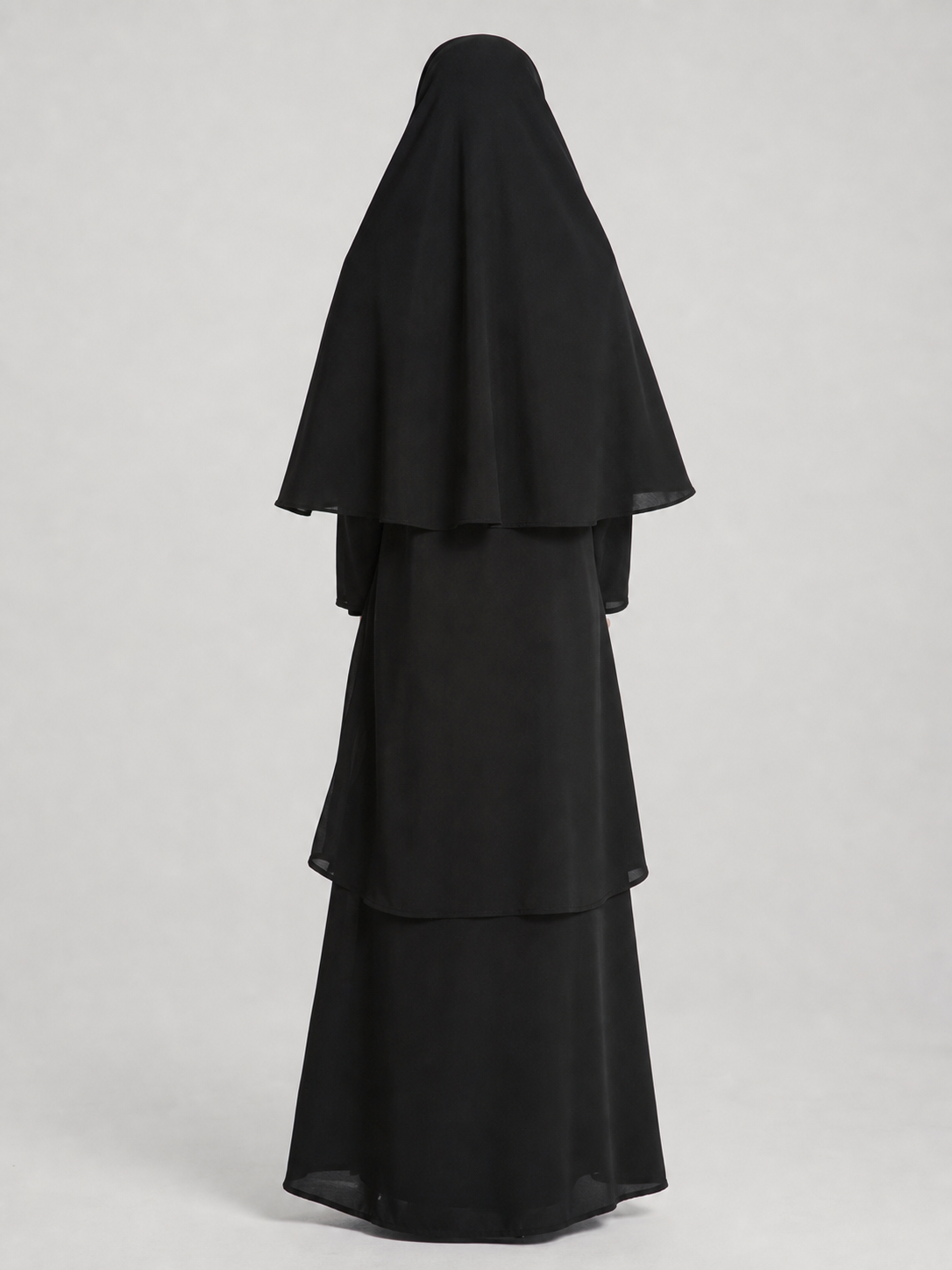 Carnival Costume for a Role-Playing Look, Black Cassock