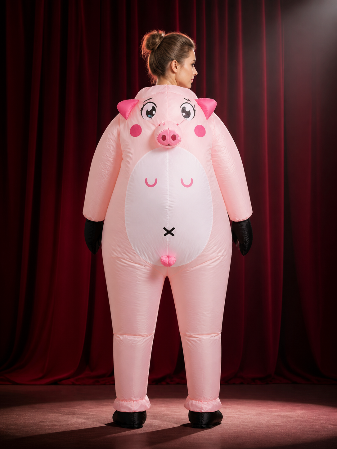 Inflatable Animal Costume, One Size, Halloween Christmas Party Outfit back view