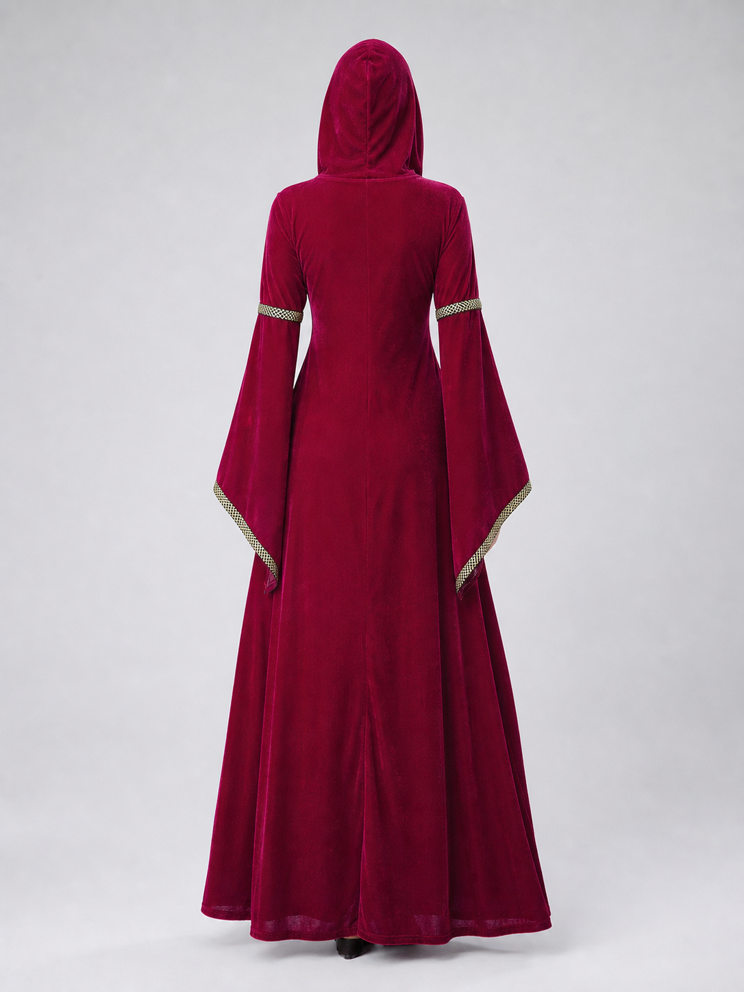 Vintage Court Dress with Hood and Lacing
