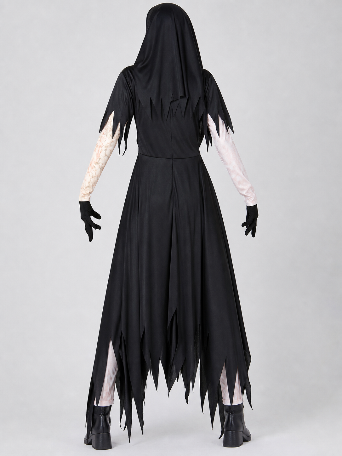 Halloween monk costume, ripped cassock