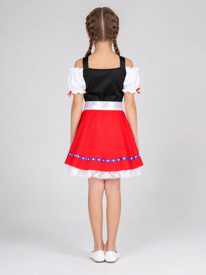 Bavarian-Style Oktoberfest Cosplay Dress