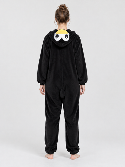 Hooded Kigurumi Pajama with Yellow Beak