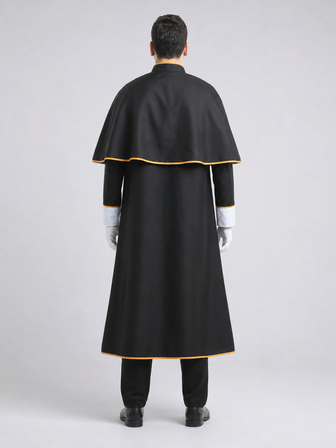 Ritual Robe with Cross, Black and White, Cosplay