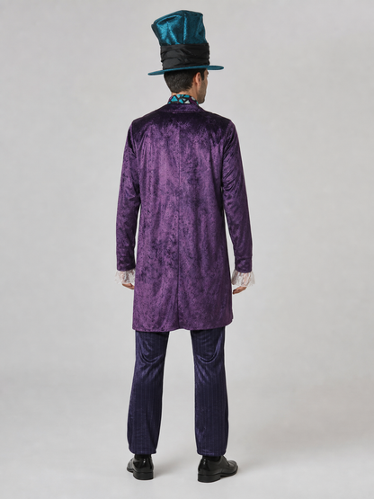 Theatrical Costume with Top Hat, Purple Ensemble