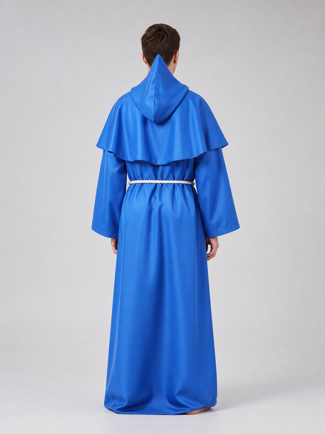 Medieval-Style Hooded Robe Costume
