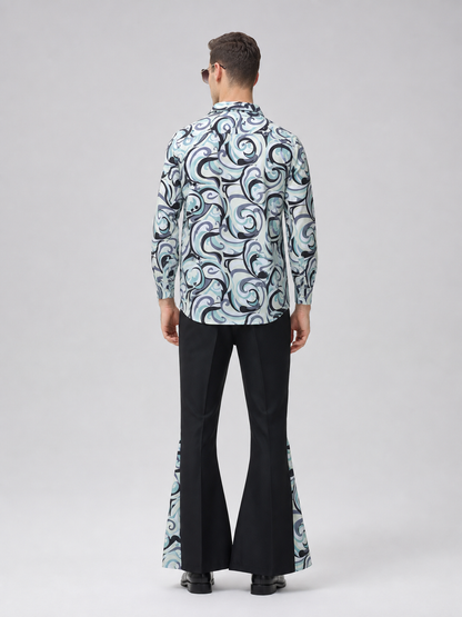 Retro Stage Costume: Shirt and Flared Pants