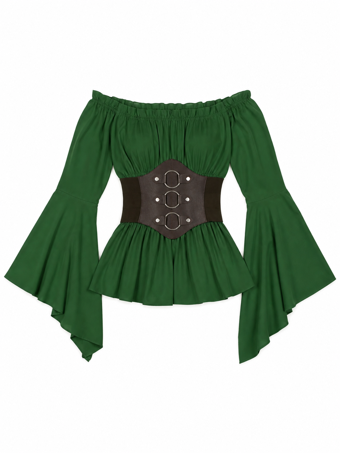Renaissance-Style Costume Dress with Belt