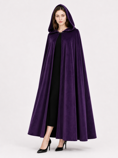 Purple Carnival Cloak with Hood