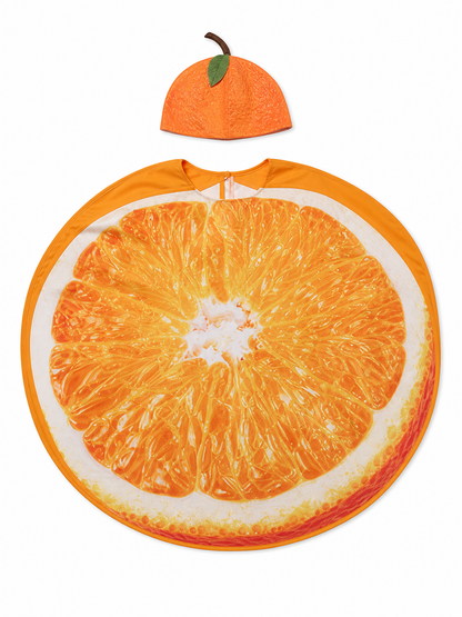 Orange Slice Costume with Headpiece