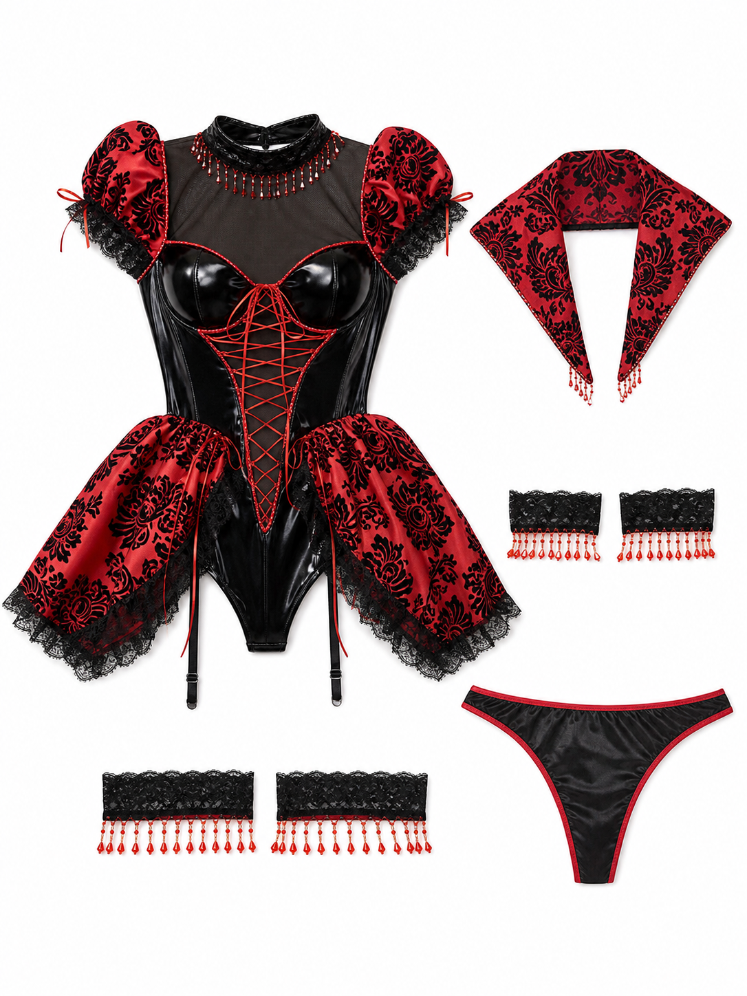 Gothic Vampire and Demon Costume for Cosplay