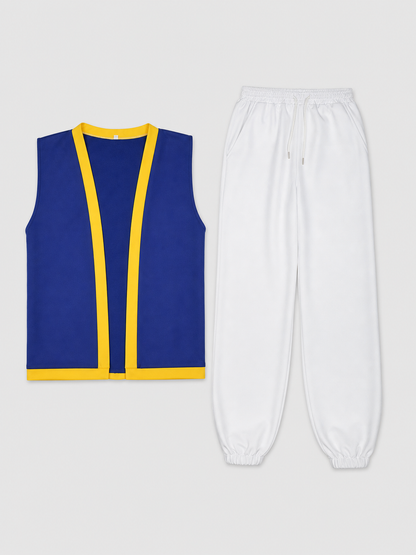 Toad Character Cosplay Costume, Vest and Pants