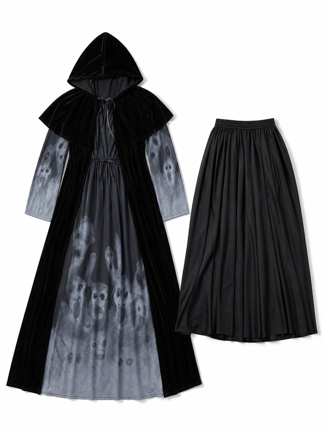 Gothic Ghost Halloween Dress Costume