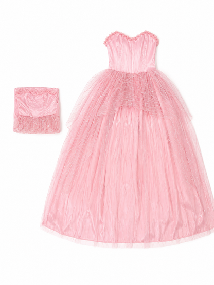 Pink Glinda cosplay dress for Halloween