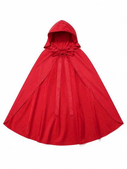 Red hooded cloak for children's cosplay