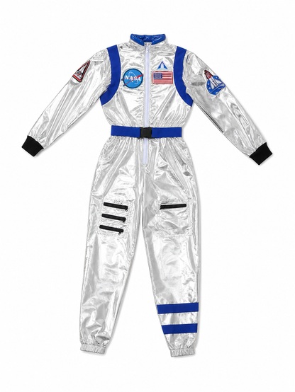 Silver NASA Astronaut Costume included items